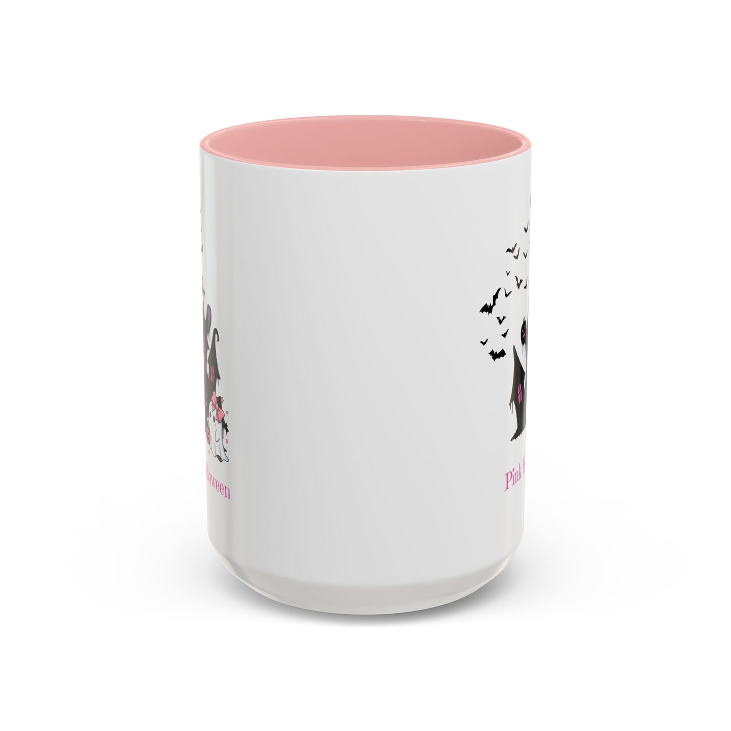 Pink Halloween coffee mug